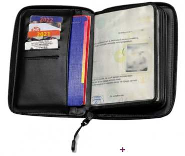 Dokumentenhülle für WBK & Papiere