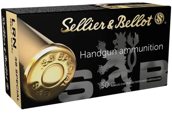 S&B .38spezial 158gr. Blei RN 50er